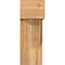 Ekena Millwork Traditional Block Rough Sawn Bracket w/ Offset Brace, Western Red Cedar, 8"W x 18"D x 22"H BKT0806X18X22TRA05RWR - alternate 3